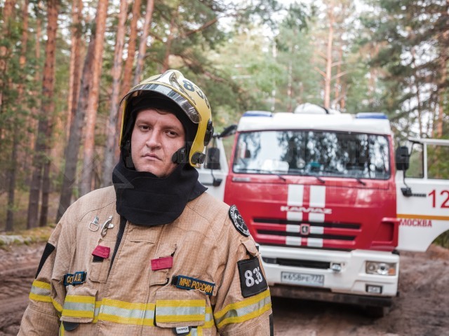 На тушении природных пожаров в Рязанской области